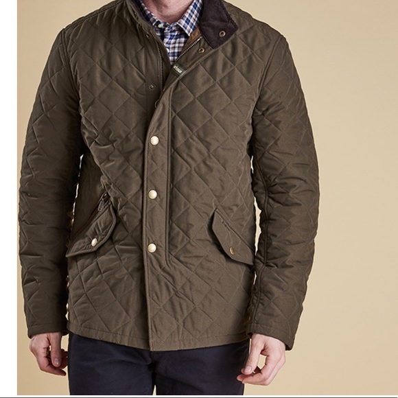 barbour men's shoveler quilted jacket